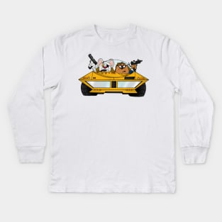 Danger Mouse - Ridin' dirty Kids Long Sleeve T-Shirt